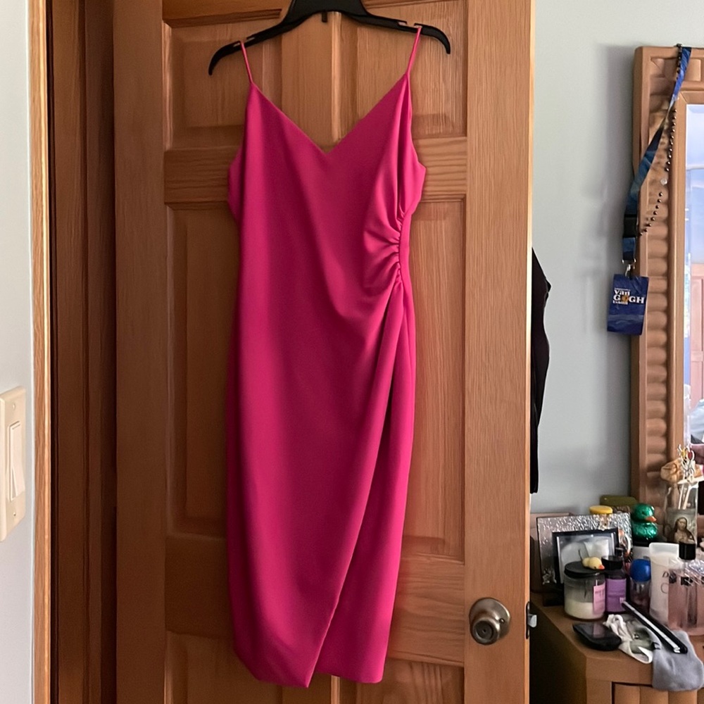 Black Halo Pink Dress